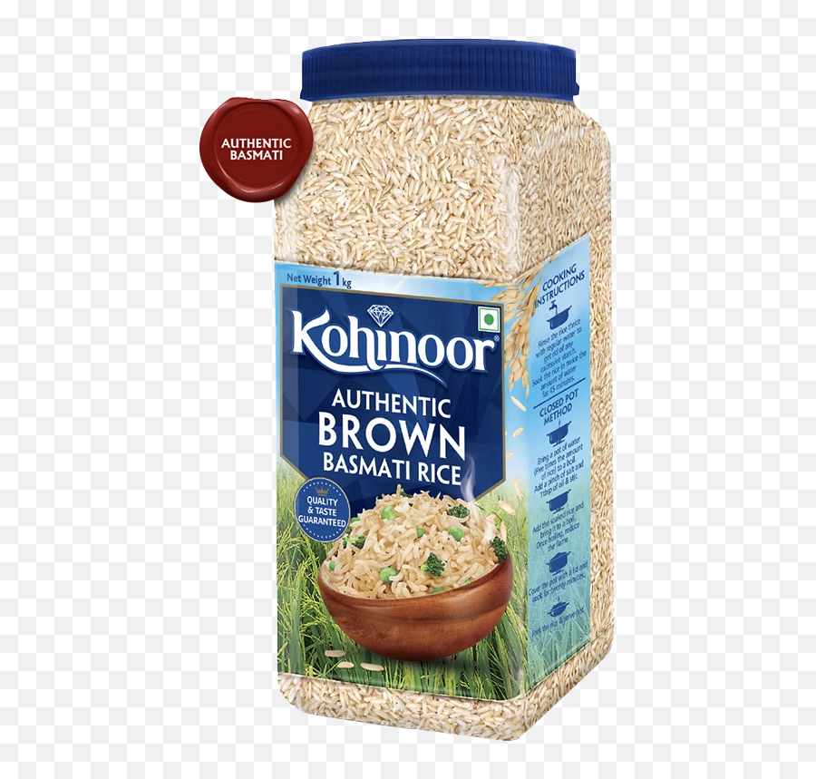 Kohinoor Organic Brown Basmati Rice - Kohinoor Brown Basmati Rice Png,Rice Png