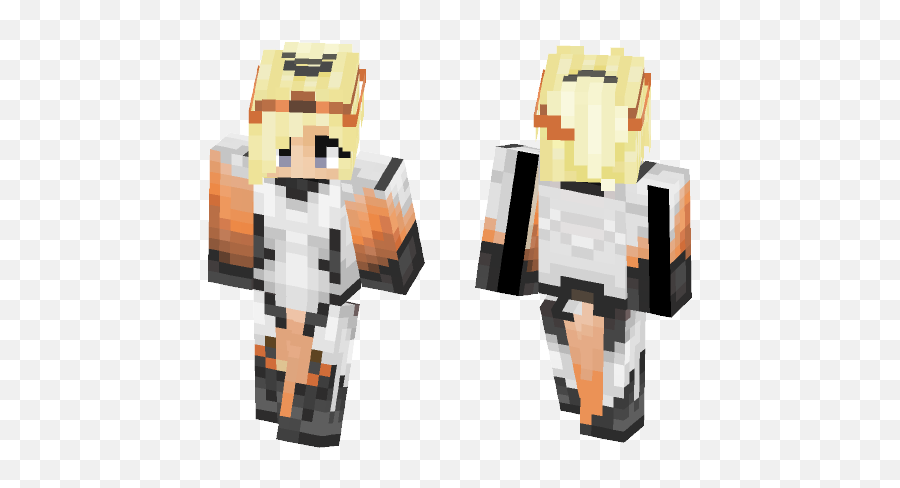 Download Mercy Overwatch Minecraft Skin For Free - Minecraft Overwatch Mercy Skin Png,Mercy Overwatch Png