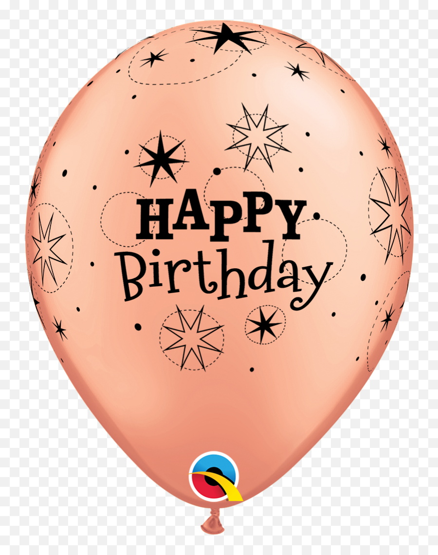 Happy Birthday Gold Png - Sparkling Rose Gold Happy Birthday Happy Birthday Rose Gold Latex,Rose Gold Png