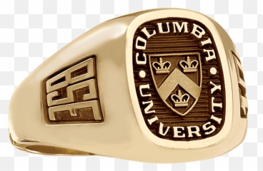 Columbia University Mens Diplomat Ring - Solid png