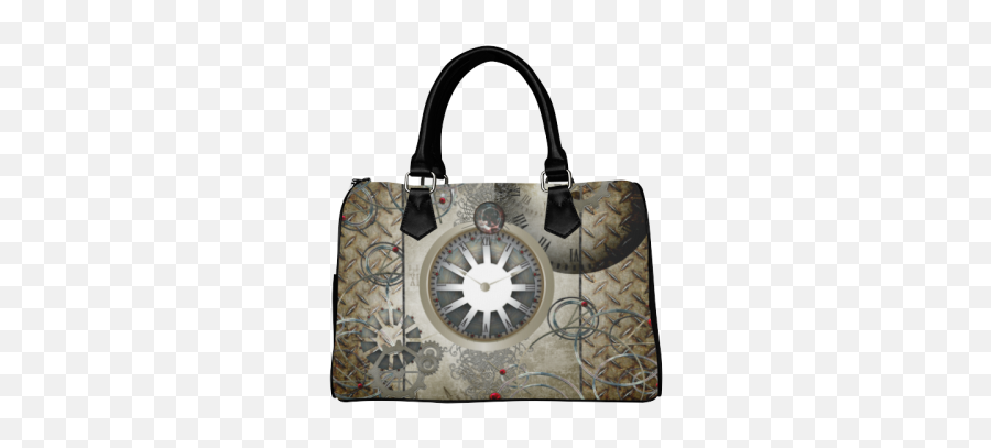 Steampunk Noble Design Clocks And - Design On Handbag Drawing Png,Steampunk Gears Png