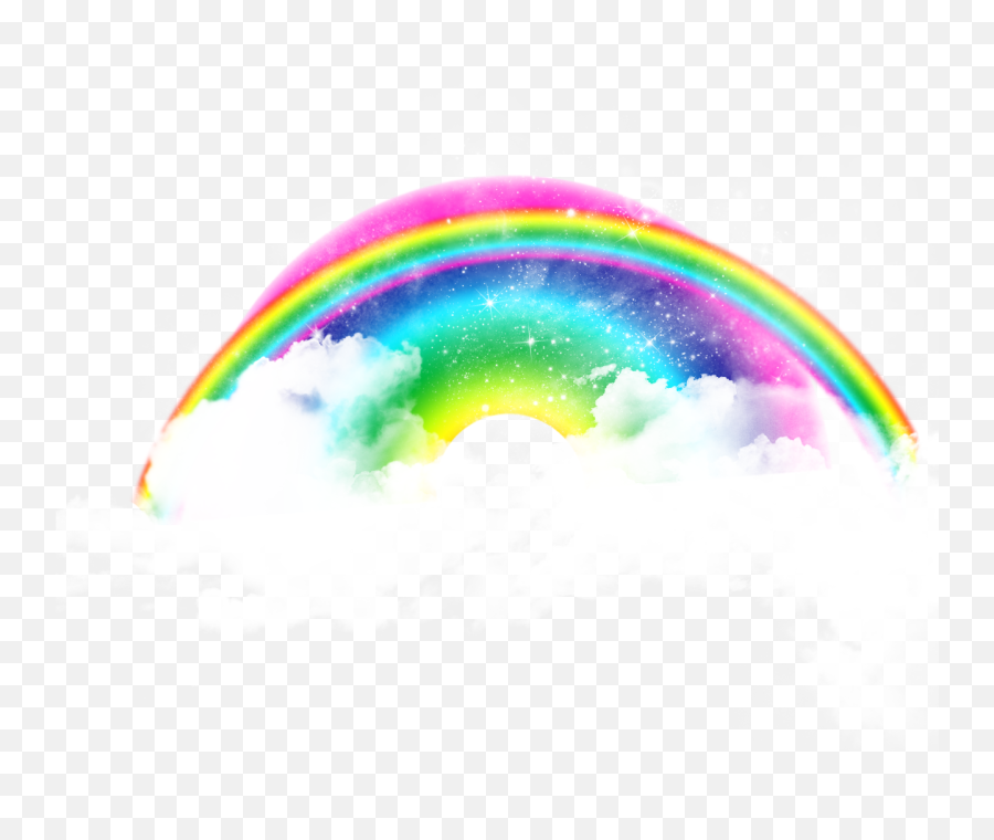 Real Rainbow Clouds Lightseffect Png 7010 - Rainbow Png,Transparent Rainbow Png