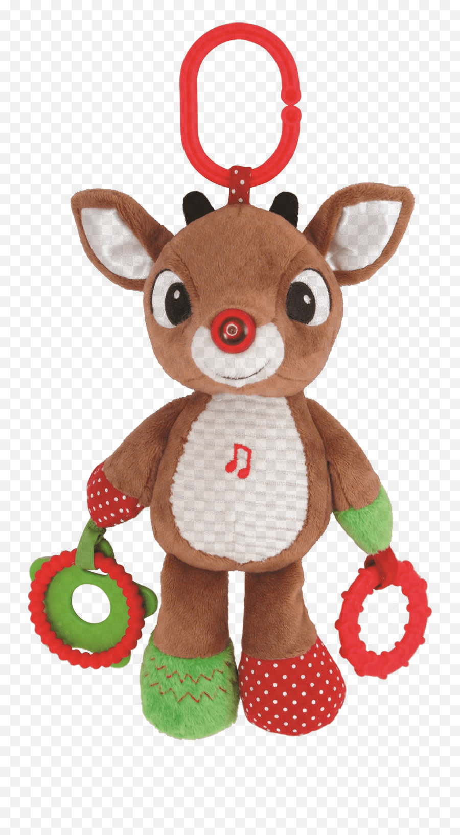 Rudolph The Red - Nosed Reindeer Clarice Developmental Activity Toy Rudolph Baby Toy Png,Rudolph The Red Nosed Reindeer Png