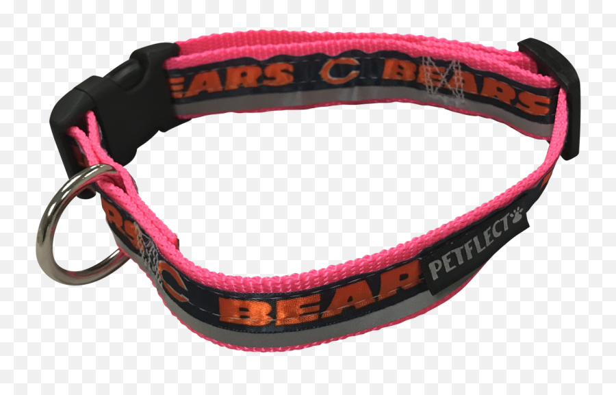 Nfl Dog Collar Football Petflect - Martingale Png,Chicago Bears Logos