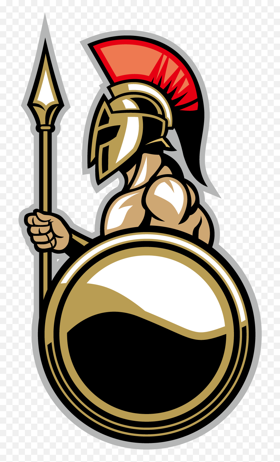 Spartan Clipart Warrior Logo Picture - Spartan Png Transparent,Warriors Logo Png