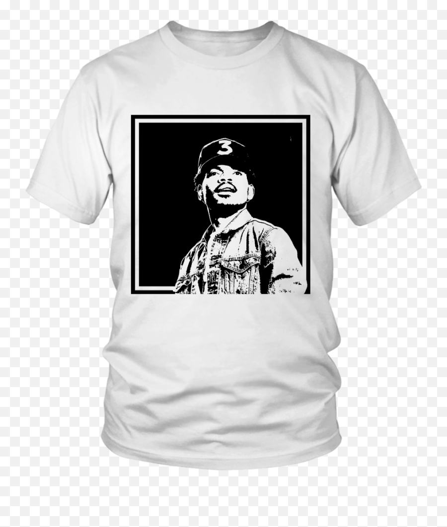 Download Hd New Hip Hop Graphic T - Shirt Featuring Chance The Obama Made In The Usa Png,Chance The Rapper Transparent