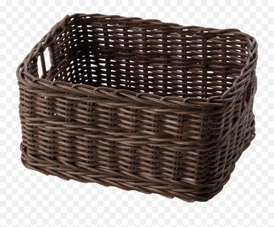 Dark Brown Ikea Basket Transparent Png - Transparent Background Basket Clip Art,Basket Png