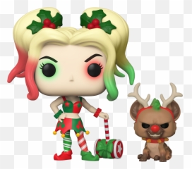 Dc Holiday - Harley Quinn Funko Pop png