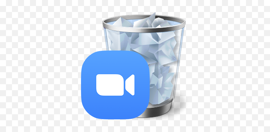 How To Delete Zoom Account In Five Easy Steps - Recycle Bin Full Transparent Png,Delete Account Icon