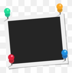 Pinned Photo Frame - Tape Png