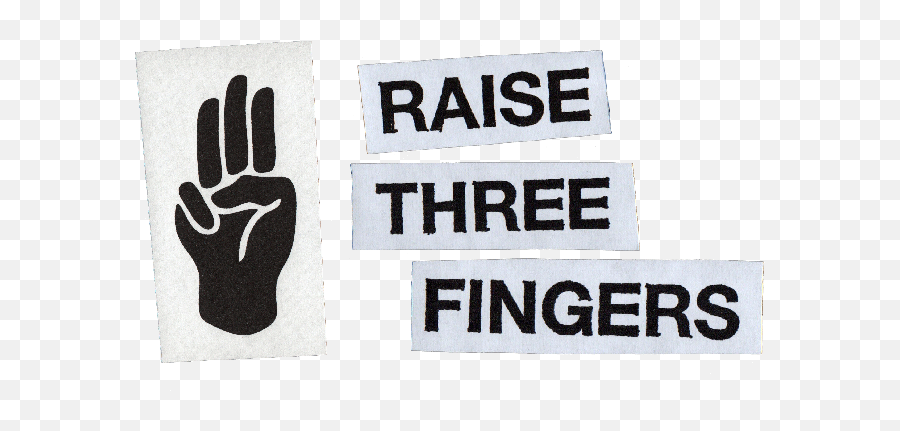 Raise Three Fingers To Support - Sign Language Png,Creative Art Challenge Icon