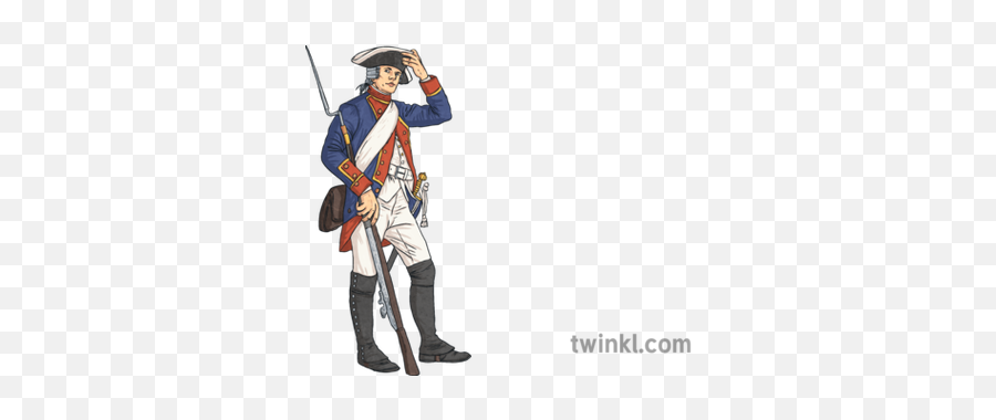 American Revolutionary Soldier Musket - Military Uniform Png,Musket Png