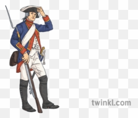 American Revolutionary Soldier Musket - Military Uniform png
