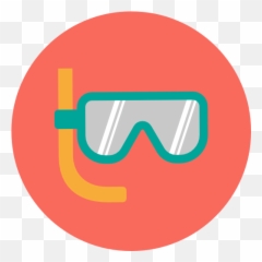 Dive Sports Snorkel Diving - Mask png