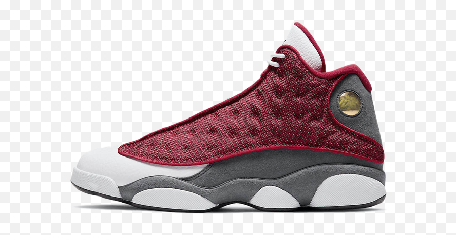 Air Jordan 13 Red Flint Sneakers Png Icon Lucky