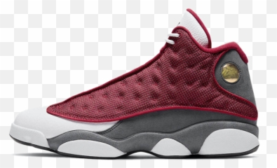 Air Jordan 13 Red Flint Sneakers Png