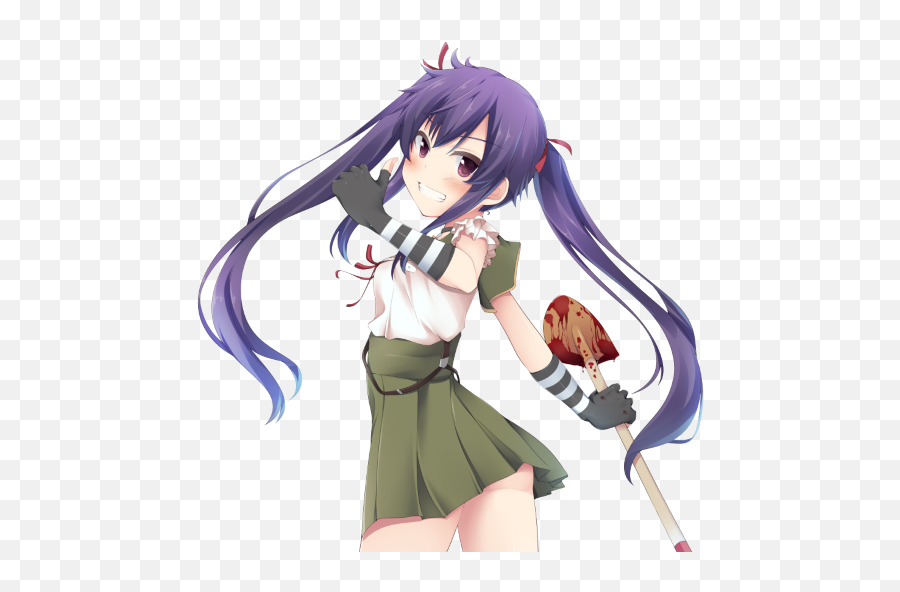 Kurumi Bloodied Shovel Source - Left 4 Dead 2 Sprays Anime Png,Left 4 Dead Icon