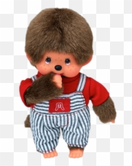 Monchhichi Overalls Transparent Png - Monchichi Png,Overalls Png