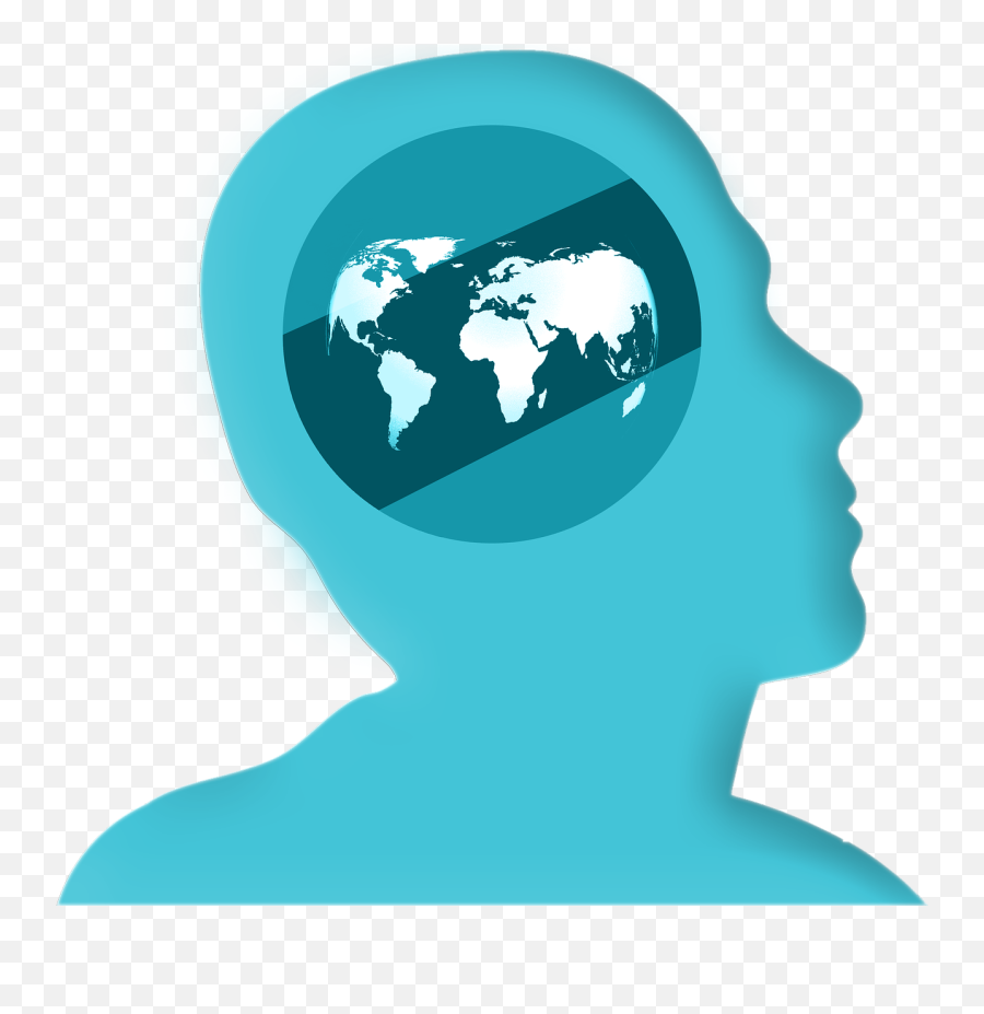 Icon Head Profile - Profile Picture World Map Png,Side Profile Icon