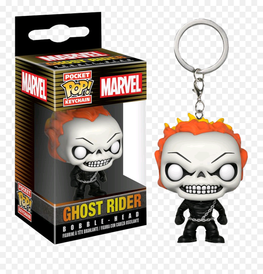 Ghost Rider Pocket Vinyl Keychain - Funko Pop Ghost Rider Png,Ghost Rider Transparent