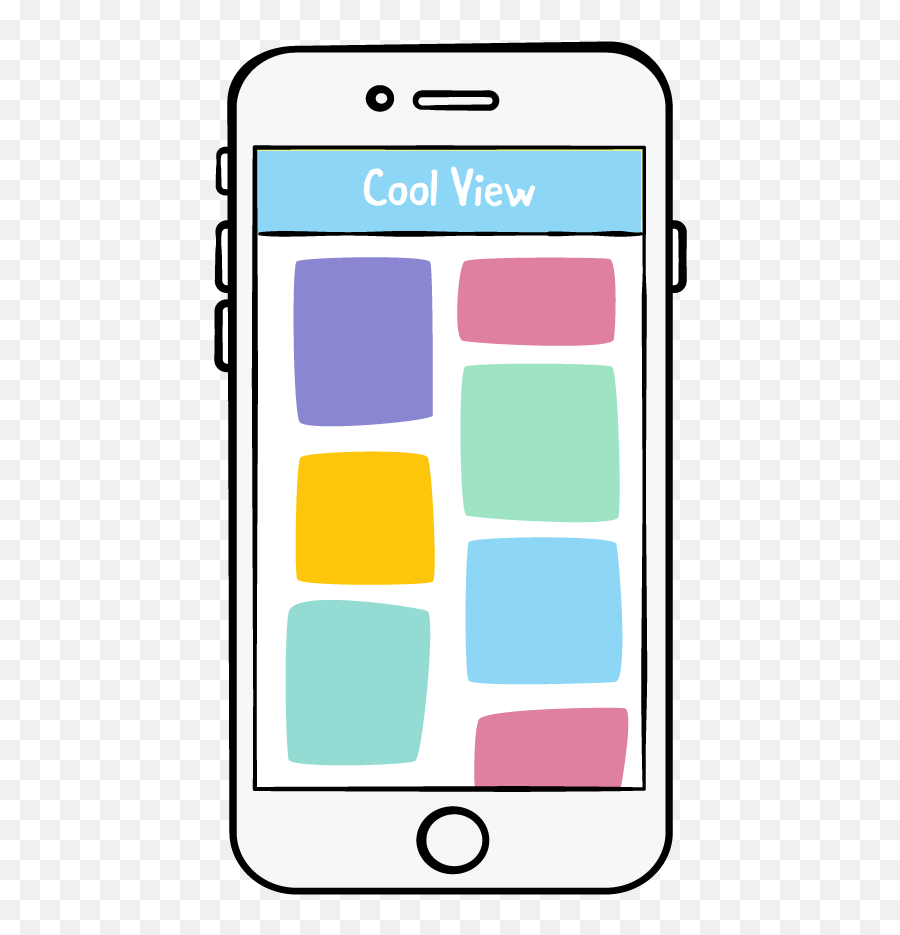 Custom Collection View Layout - Camera Phone Png,Iphone Icon Layout