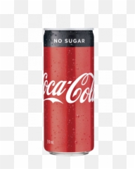 Coca Cola No Sugar 24 X 250ml Slimline Cans - Light Sango Png,Sugar Png