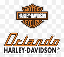 Printed Vinyl Orlando Harley Davidson Logo Stickers Factory - png