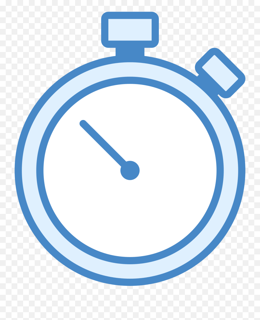 Download Hd Stopwatch Icon - Blue Stopwatch Icon Transparent Purchasing Icon Png,Stopwatch Icon
