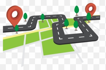 Download Map Material Tracking Icon Route Global Positioning - Gps Png