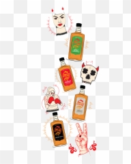 Sinfire Whisky - Product Label png