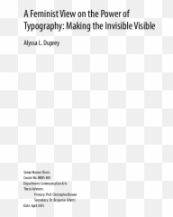 Pdf A Feminist View - And Gender Thesis png