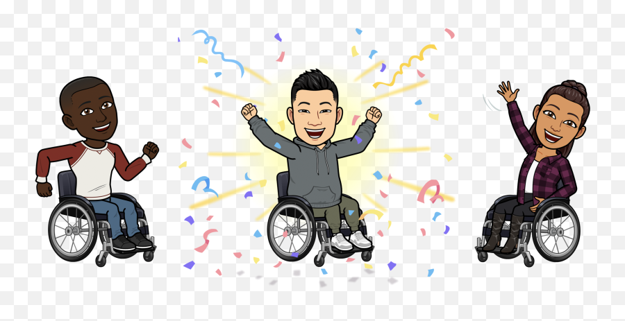 Bitmoji Wheelchair Representation For Inclusivity Project Png Round Snapchat Icon