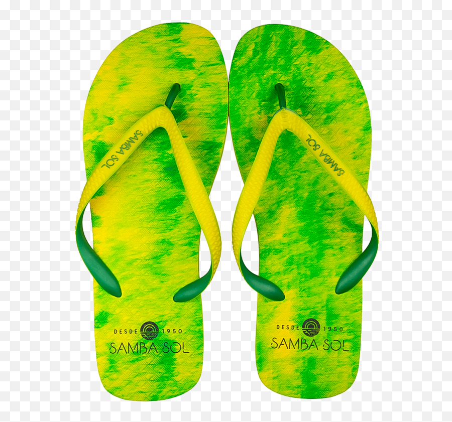 Samba Sol Menu2019s Beach Collection Flip Flops - Lime Png,Flip Flops Png