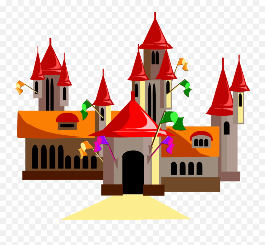 Fairytale Castle Drawing - Transparent Png Clipart Cartoon Castles,Fairytale Png