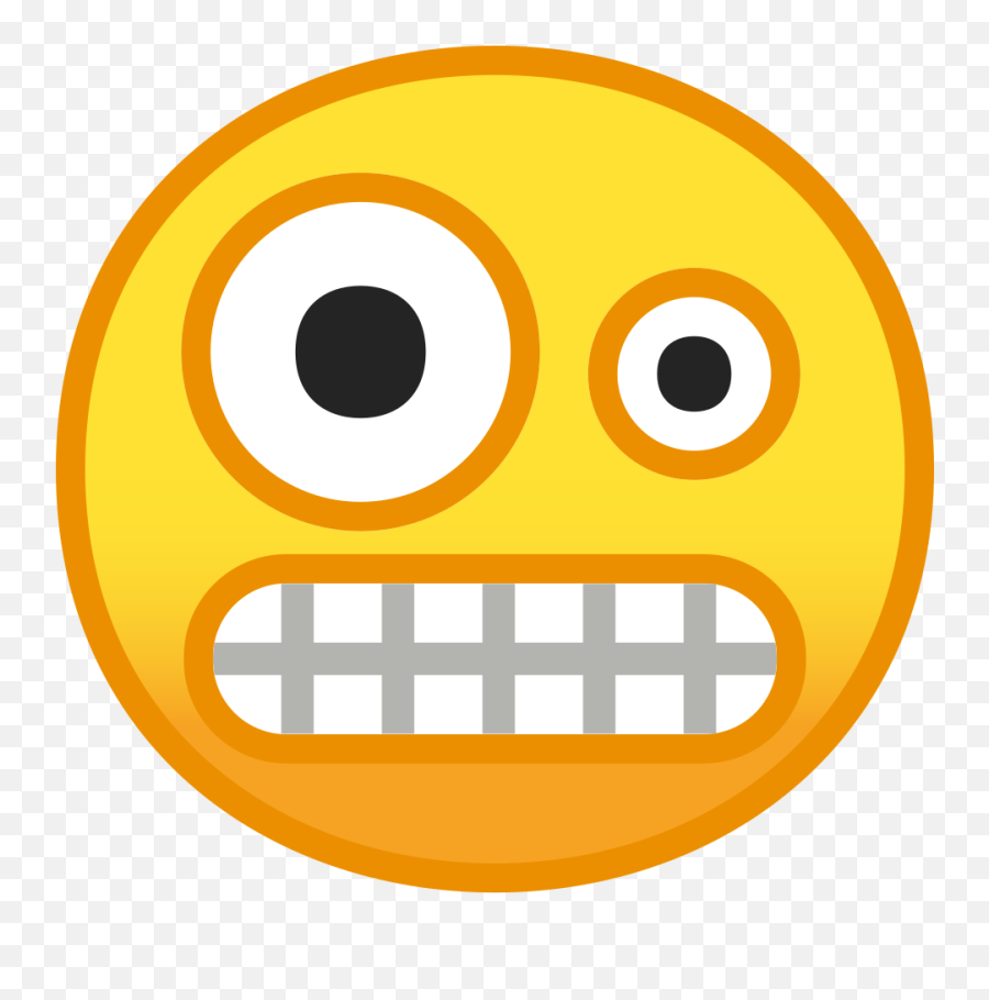 Download Hd Svg Png - Grinning Face With One Large And One Small Eye Emoji,Crazy Face Png
