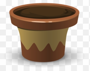 Dirt Clipart Transparent - Pot With Soil Png,Dirt Transparent