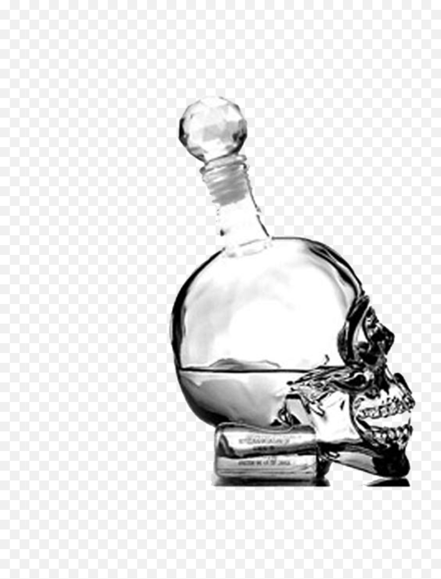 Buy Crystal Skull Head Decanter - Glass Bottle Png,Skull Head Png