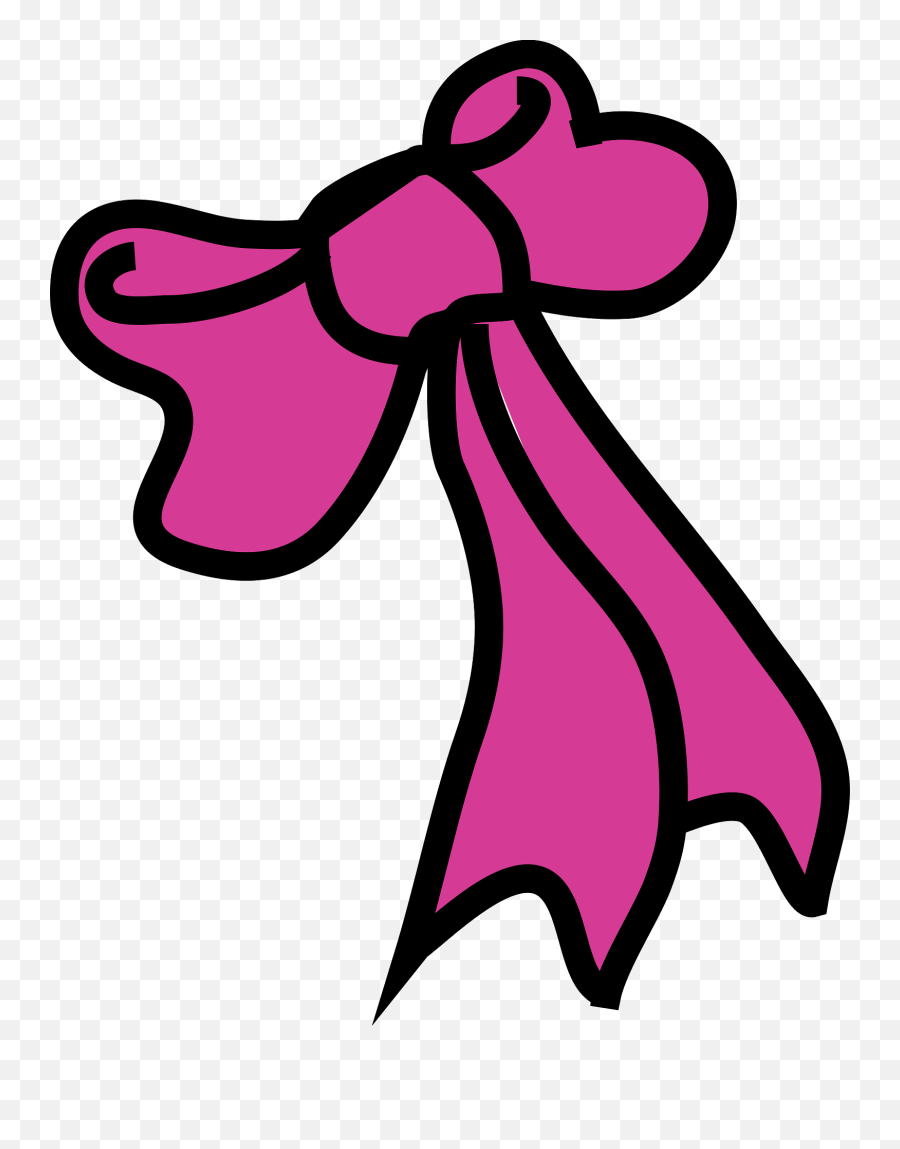 Bow Pink Ribbon - Free Vector Graphic On Pixabay Pita Ulang Tahun Png,Pink Ribbon Png