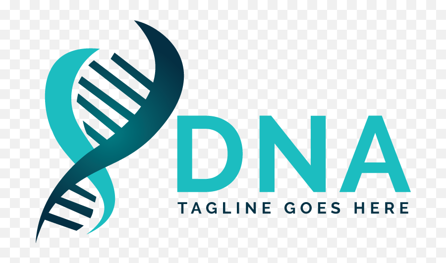 Human Dna And Genetic Logo Design - Illustration Png,Dna Logo