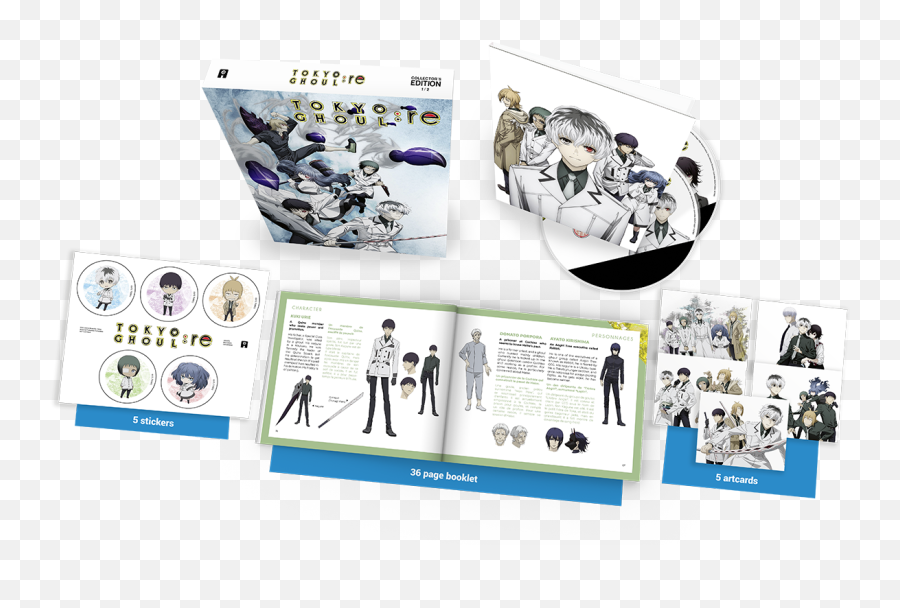 Tokyo Ghoul Re Part 1 Collectoru0027s Edition Revealed U2013 All - Tokyo Ghoul Blu Ray Edition Png,Tokyo Ghoul Logo