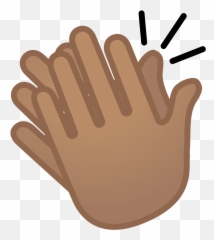 Emoji Palmas Png 5 Image - Emoji Klatschende Hände,Palmas Png