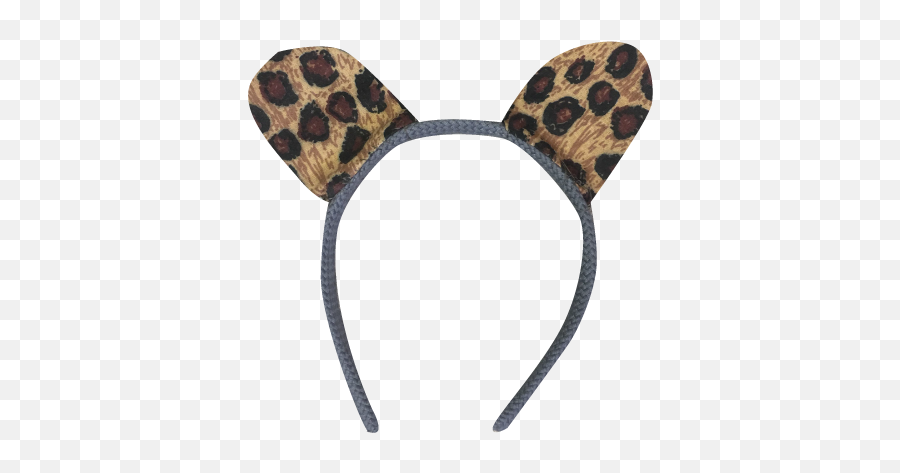 Pretty Disturbia Leopard Print Ears Handmade Headband Accessory - Headpiece Png,Leopard Print Png