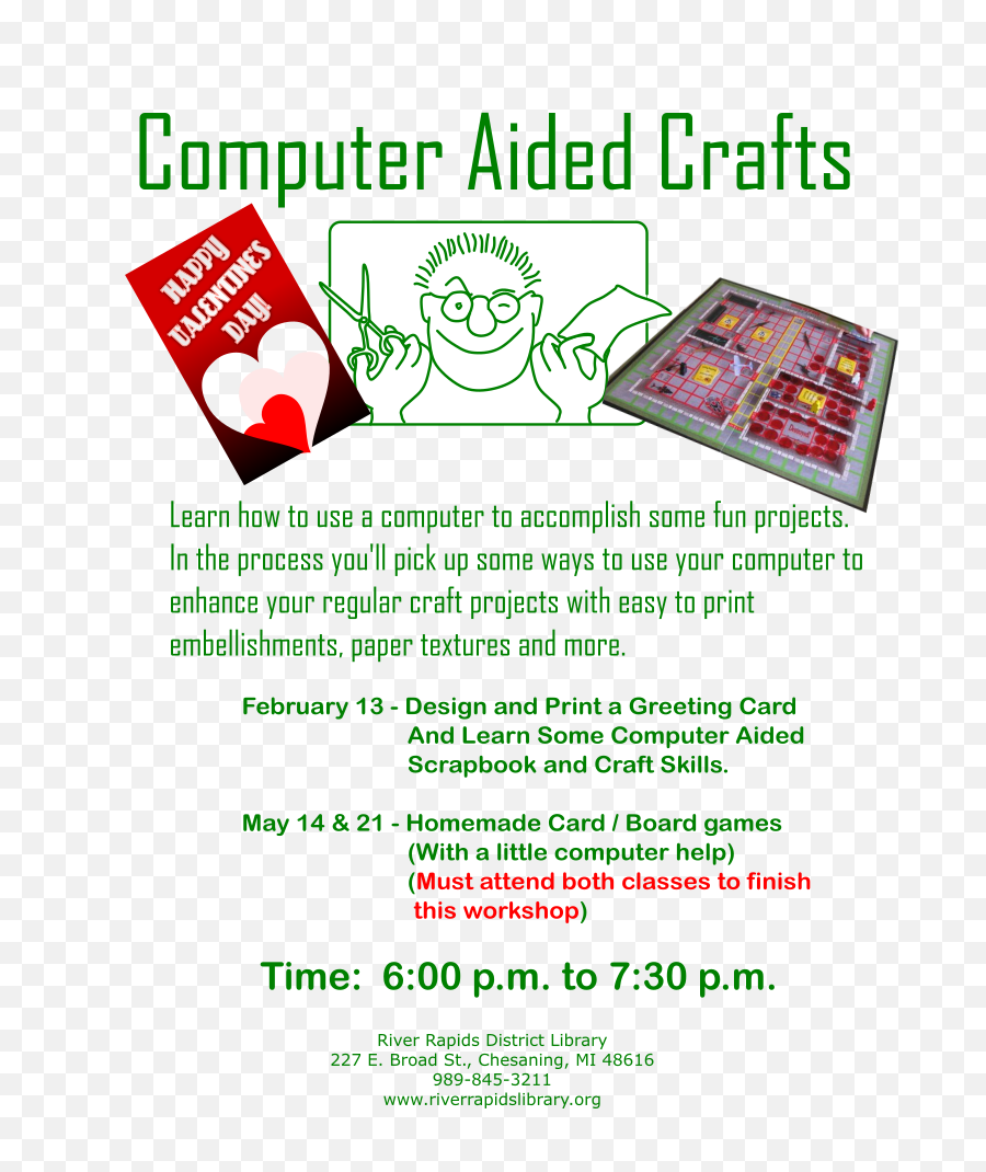 2020 Computer Aided Craftspng U2014 River Rapids District Library - Craft Silicon Foundation,Embellishments Png