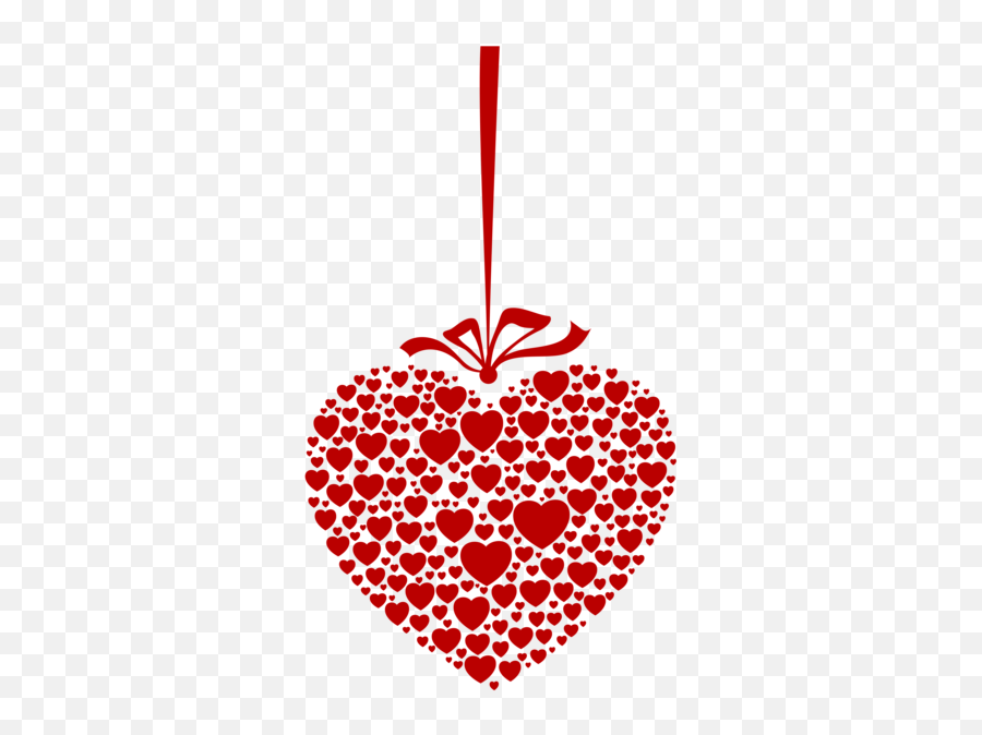 Download Hanging Heart Transparent Png Clip Art Image - Coração Pendurado Png,Valentine Heart Png