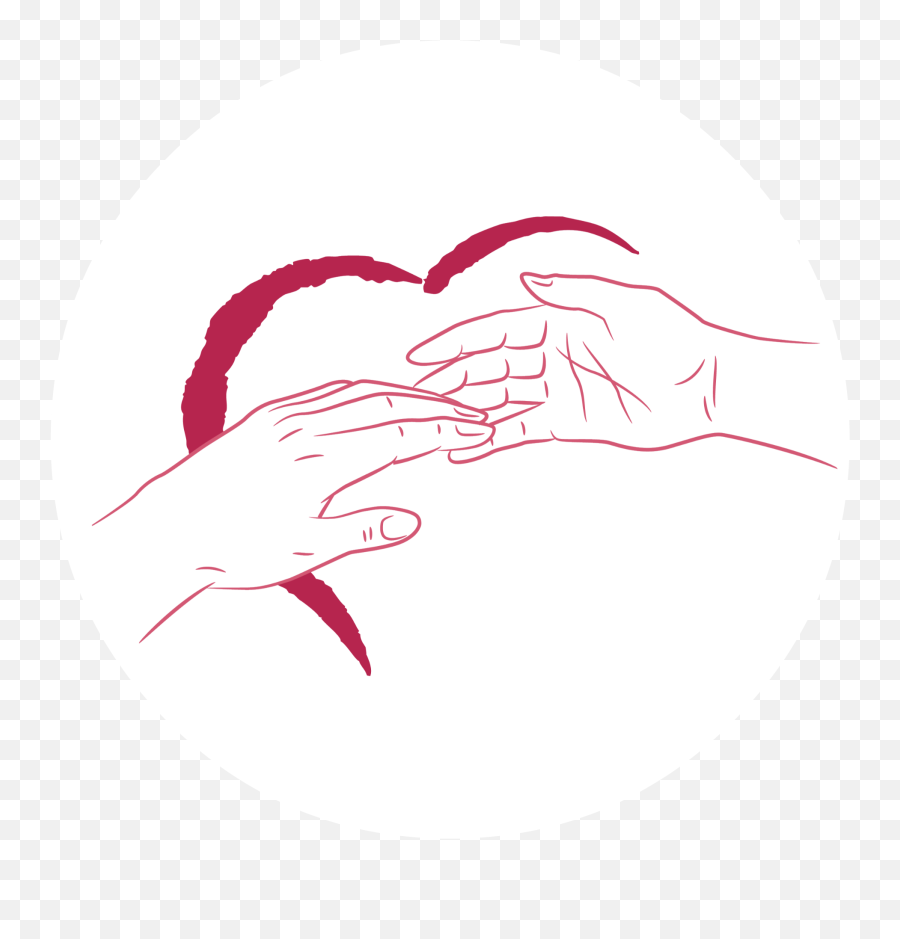 Breathing Room Hands Logo Ffffff Circle Background - Breathing Room Foundation Png,Hands Logo