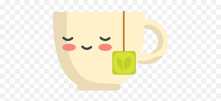 Kawaii Sleeping Tea - Transparent Png U0026 Svg Vector File Taza De Te Kawaii,Sleeping Emoji Png