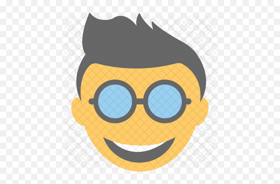 Cool Emoji Icon Of Flat Style - Emoticon Boy Png,Cool Emoji Png