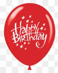 Download Hd Happy Birthday Balloons Png - With