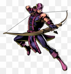Ultimate Marvel Vs Capcom 3 Png Image - Hawkeye Marvel Vs Capcom,Hawkeye Png