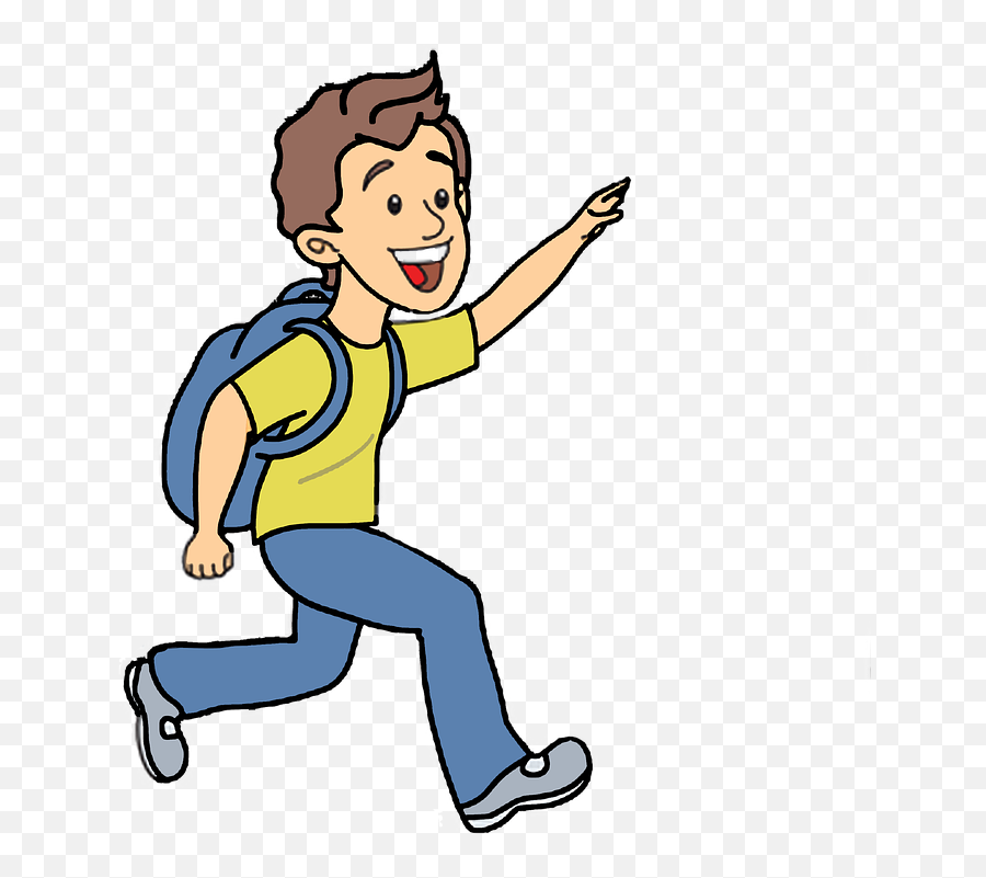 Boy Vector Young Running Fun - Cartoon Of Boy Run Png,Boy Png
